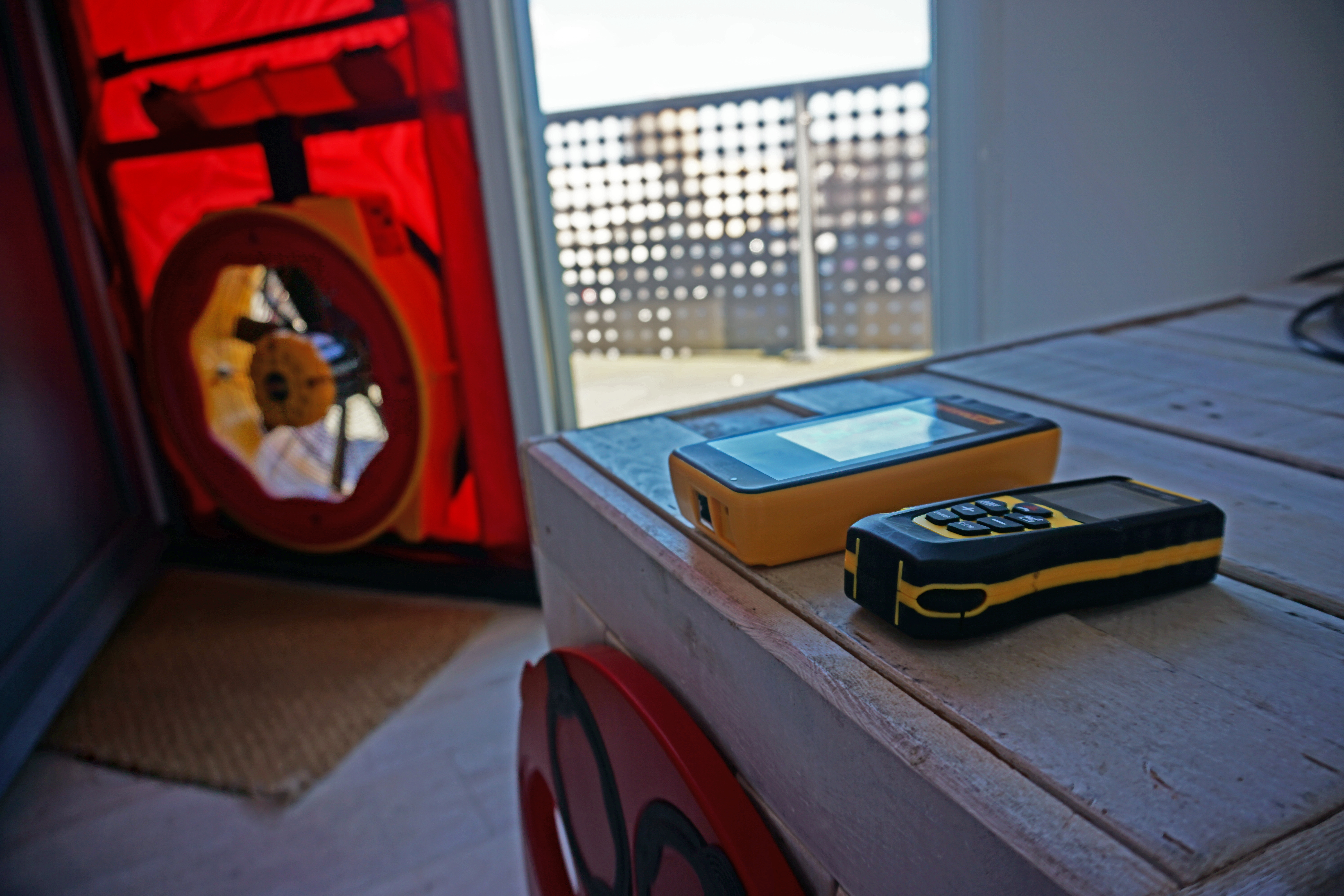 Measurement equipment on site